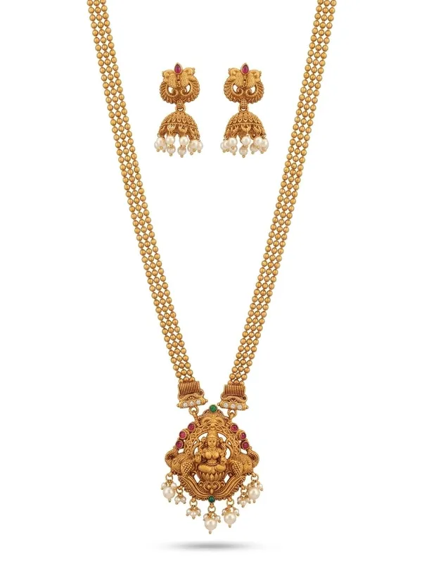 Temple_Necklace_Set_with_Jhumki