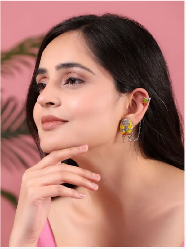 Yellow_Metal_Premium_Earrings_For_Women