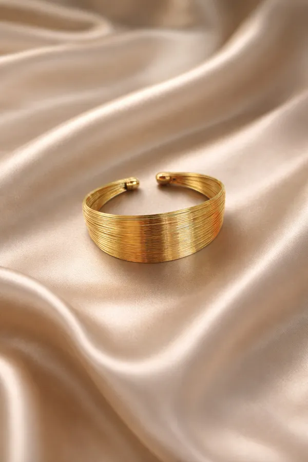 Premium_Adjustable_Gold-Plated_Textured_Handcuff_Bracelet_for_Women_|_Statement_Fashion_Jewelry