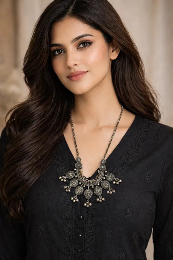 Silver_Alloy_Premium_Antique_Bohemian-Style_Plated_Necklace_For_Women