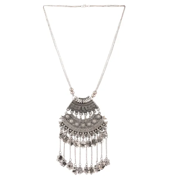 Silver_Alloy_Premium_Tribal_Fusion_Necklace_For_Women