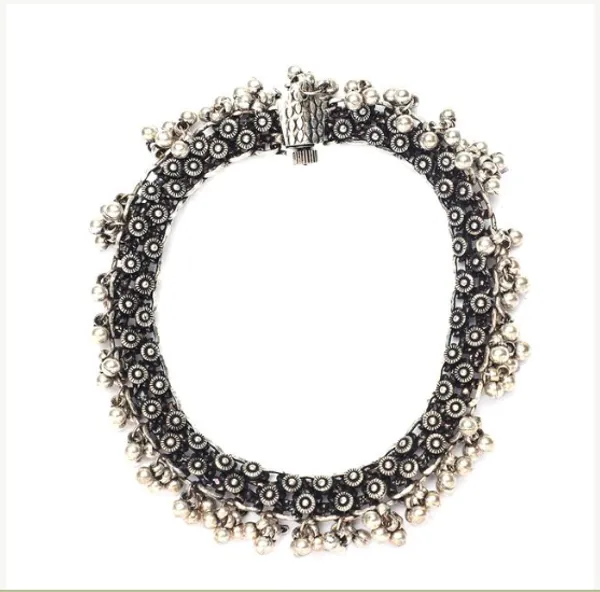 German_Silver_Premium_Oxidised_Tribal_Style_Anklet_Set_For_Women