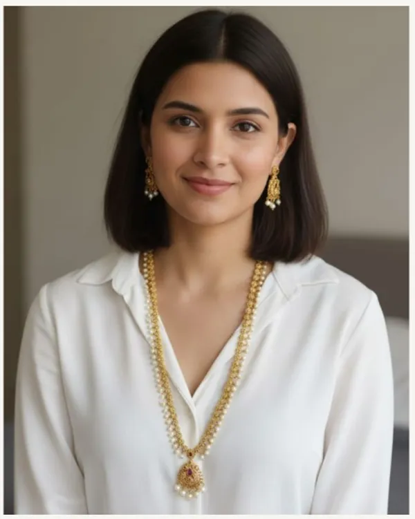 Golden_Copper_Premium_Plated_South_Indian_Long_Necklace_Set_For_Women