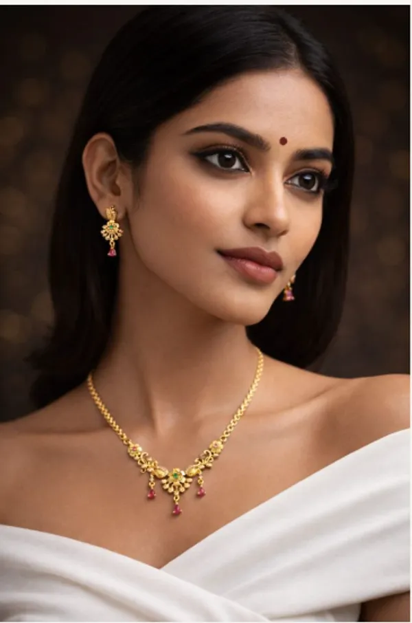Golden_Minimal_Premium_and_Elegant_Necklace_Set_For_Women