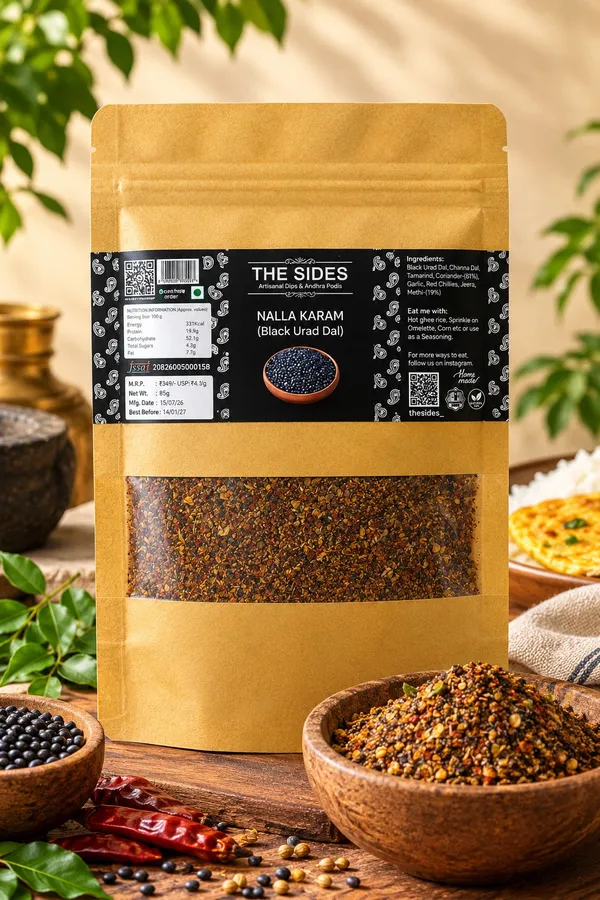 Nalla_Karam_Powder_(_Black_Urad_Dal)_Pack_Of_3
