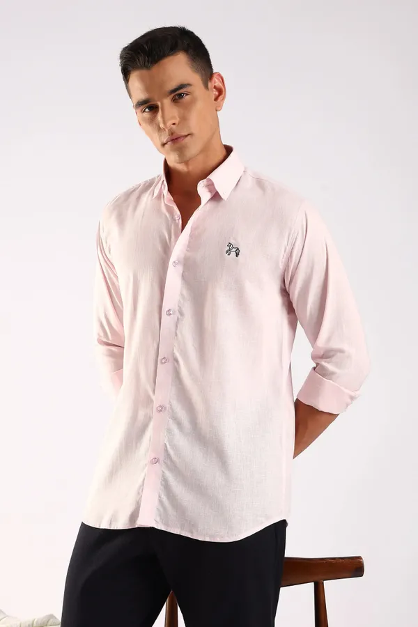 Light_Pink_Irish_Linen_60_Lea_Shirt_For_Men