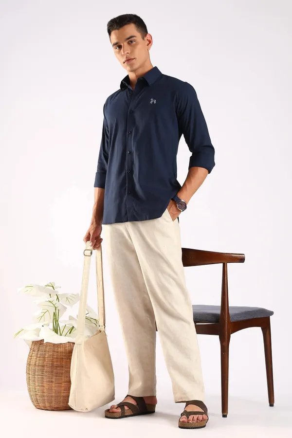 Steel_Blue_Irish_Linen_60_Lea_Shirt_For_Men