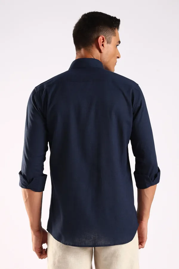 Steel_Blue_Irish_Linen_60_Lea_Shirt_For_Men
