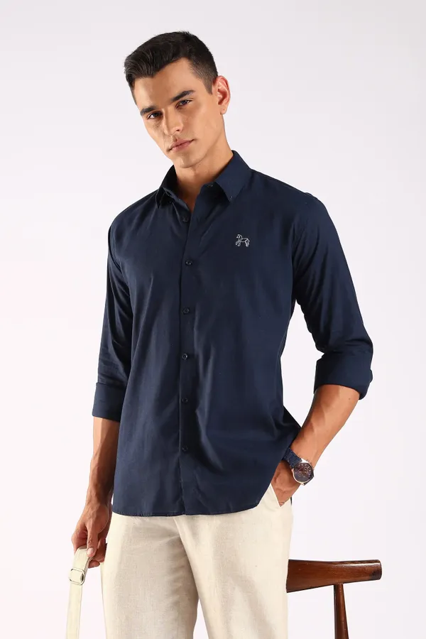 Steel_Blue_Irish_Linen_60_Lea_Shirt_For_Men