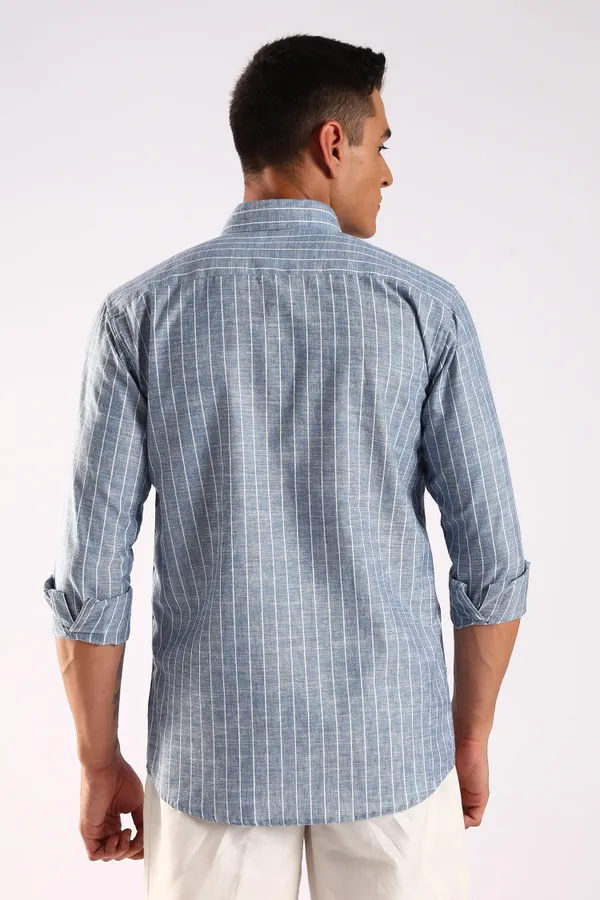 Blue_Linen_100%_Pure_Cotton_Pinline_Pinstripe_Shirt_For_Men