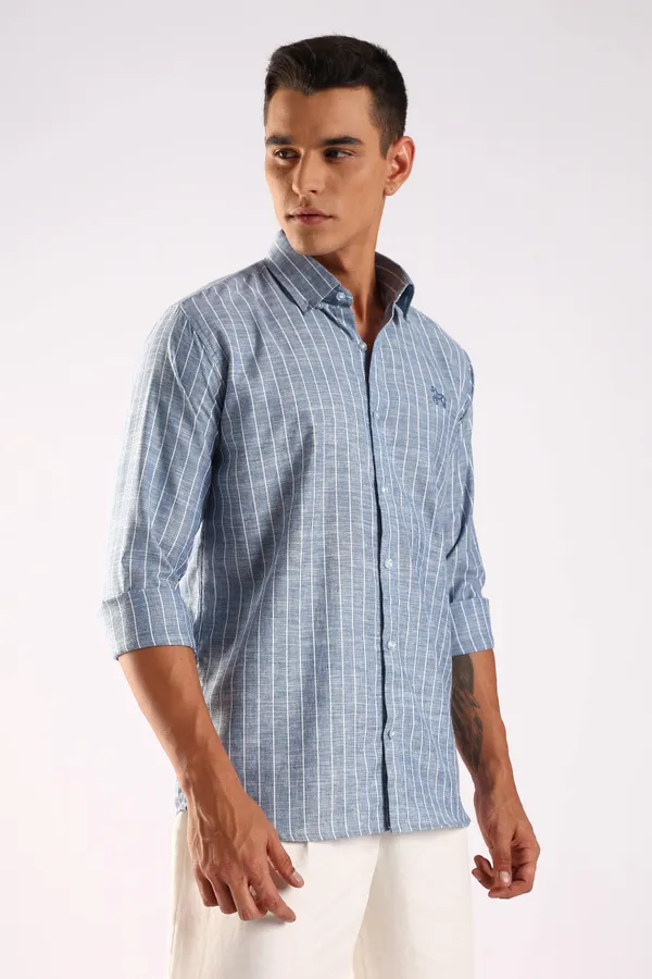 Blue_Linen_100%_Pure_Cotton_Pinline_Pinstripe_Shirt_For_Men