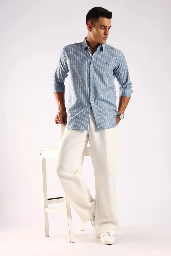 Blue_Linen_100%_Pure_Cotton_Pinline_Pinstripe_Shirt_For_Men