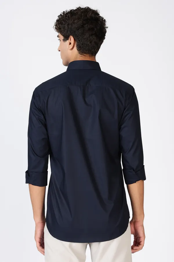 Dark_Blue_Giza_100%_Pure_Cotton_Shirt_For_Men