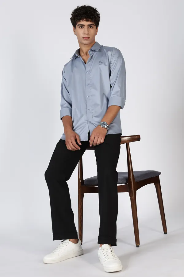 Light_Blue_Pure_100%_Pure_Cotton_Shirt_For_Men