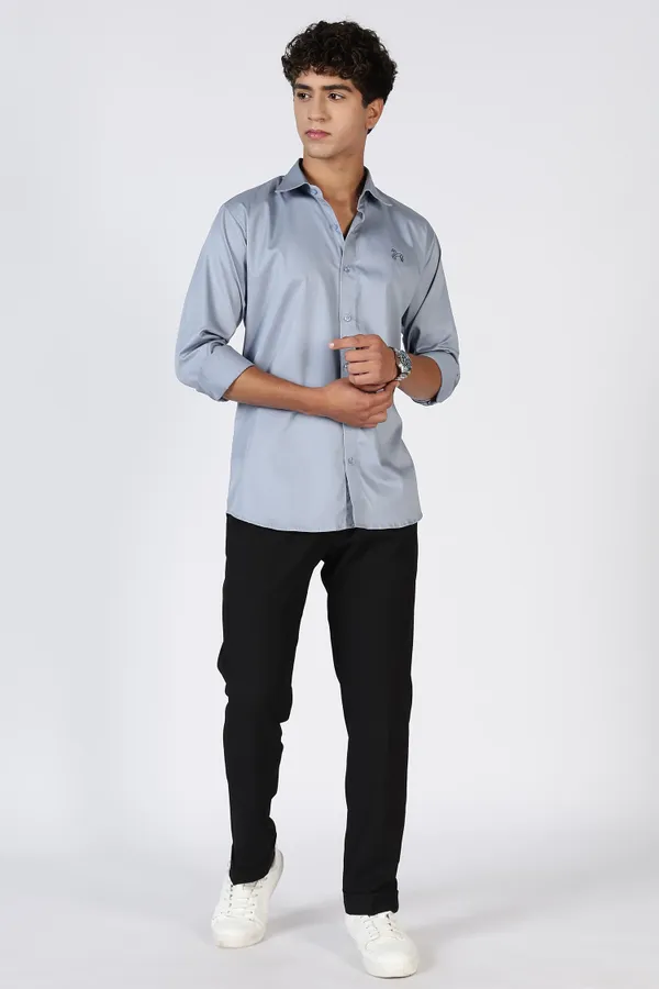 Light_Blue_Pure_100%_Pure_Cotton_Shirt_For_Men