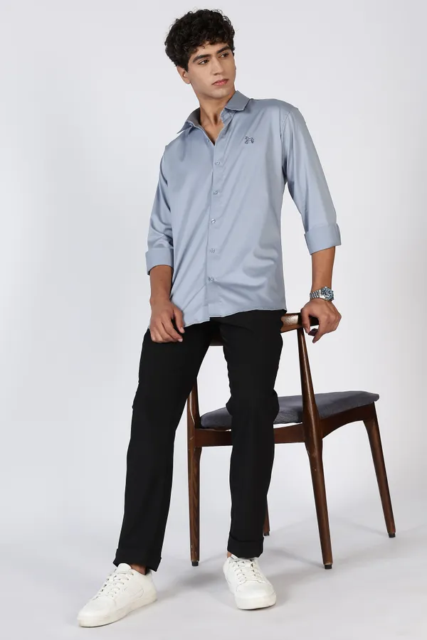 Light_Blue_Pure_100%_Pure_Cotton_Shirt_For_Men
