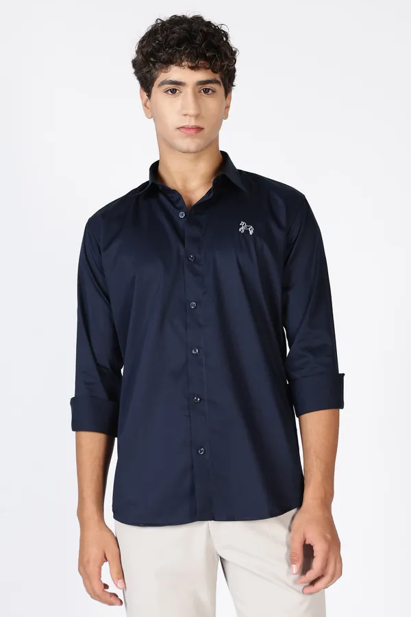 Steel_Blue_Pure_Satin_100%_Pure_Cotton_Shirt_For_Men