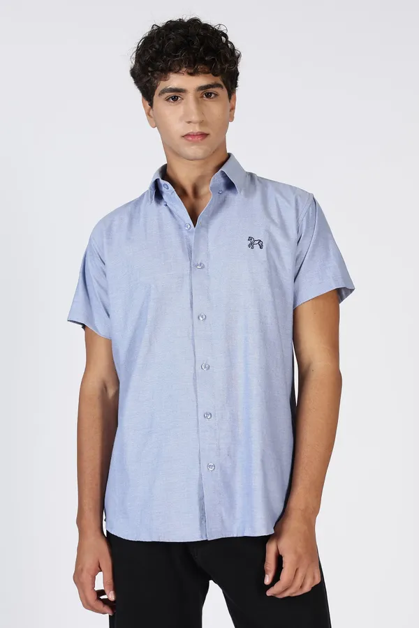 Blue_Pure_Oxford_100%_Pure_Cotton_Shirt_For_Men