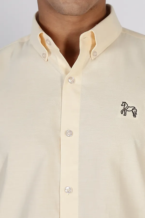 Light_Yellow_Pure_Oxford_100%_Pure_Cotton_Shirt_For_Men