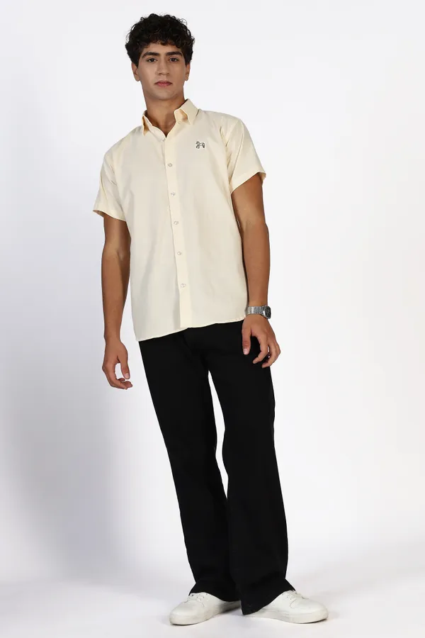 Light_Yellow_Pure_Oxford_100%_Pure_Cotton_Shirt_For_Men