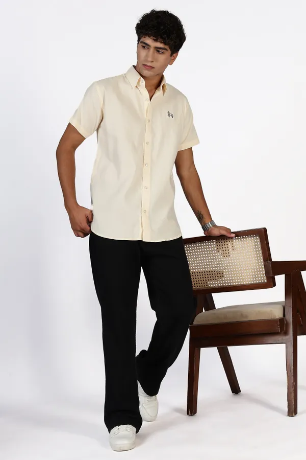 Light_Yellow_Pure_Oxford_100%_Pure_Cotton_Shirt_For_Men