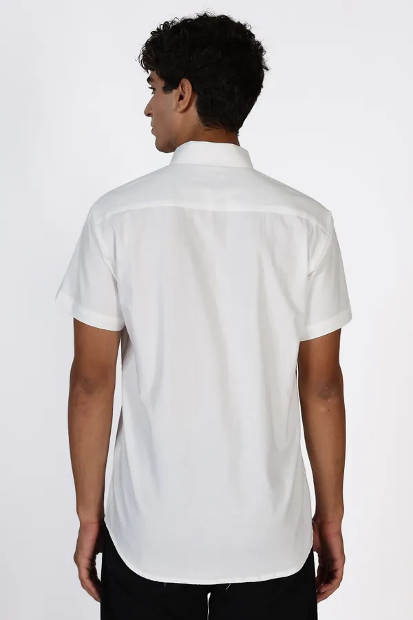 White_Pure_Oxford_100%_Pure_Cotton_Shirt_For_Men