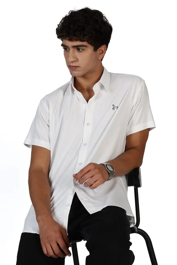 White_Pure_Oxford_100%_Pure_Cotton_Shirt_For_Men