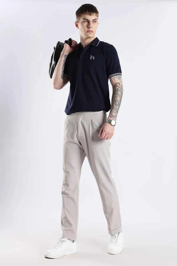 Navy_Blue_100%_Pure_Cotton_Spandex_Blend_Timeless_Polo_T-Shirt_For_Men