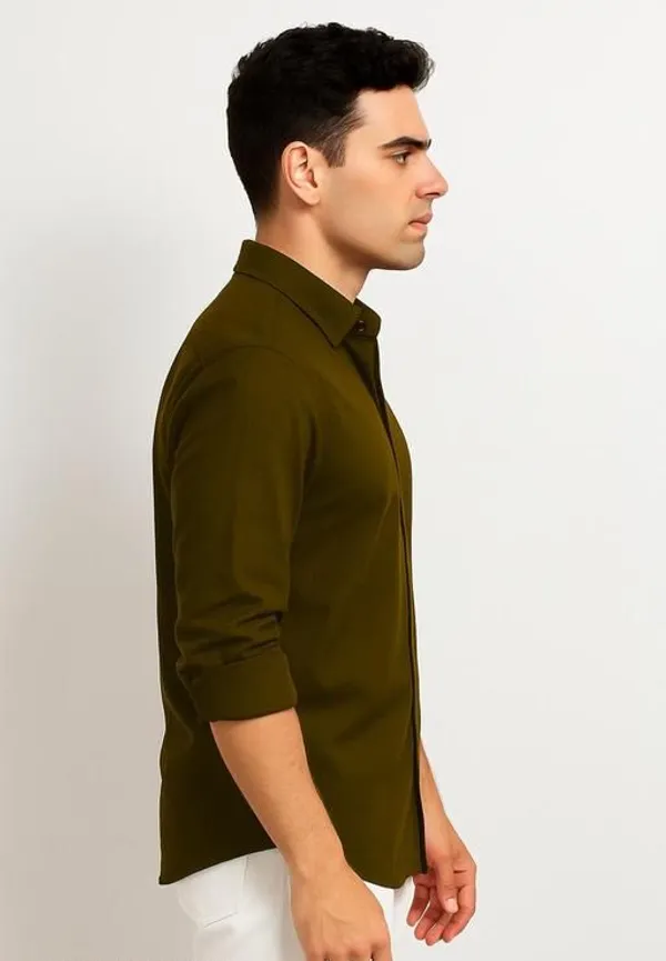 Olive_And_Red_Stylish_Formal_Cotton_Shirts_For_Men(Pack_Of_2)