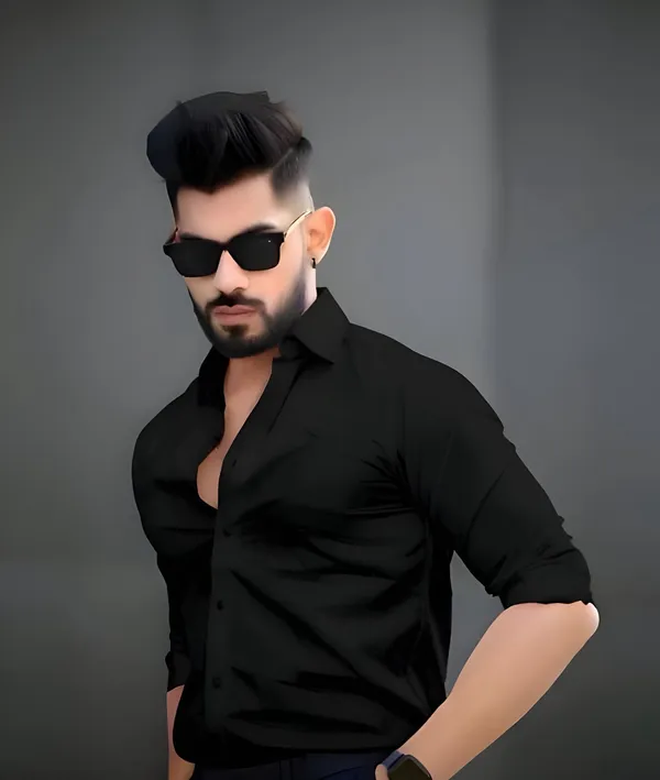 Black_Stylish_Premium_Cotton_Stylish_Shirts_For_Men