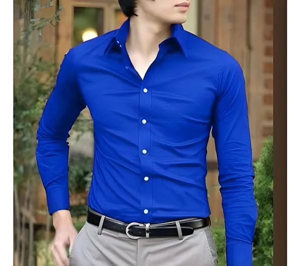 Royal_Blue_Stylish_Formal_Cotton_Shirts_For_Men