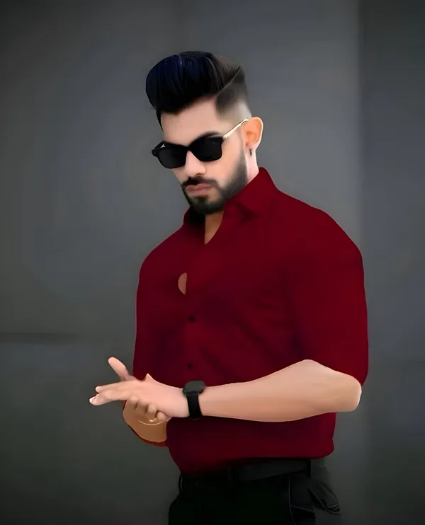 Maroon_Stylish_Premium_Cotton_Stylish_Shirts_For_Men