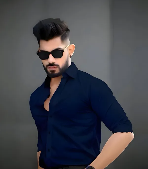 Navy_Blue_Stylish_Premium_Cotton_Stylish_Shirts_For_Men