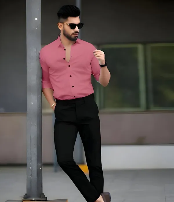 Pink_And_Sky_Blue_Stylish_Premium_Cotton_Shirts_For_Men(Pack_of_2)