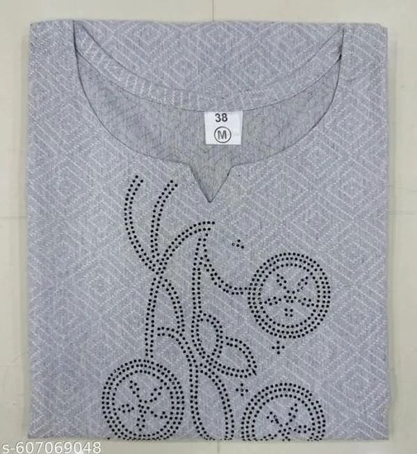 Grey_Khadi_Cotton_Premium_Trendy_Kurta_For_Women