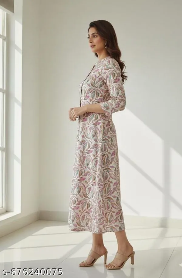 Multicolor_Khadi_Cotton_Premium_Trendy_Kurta_For_Women