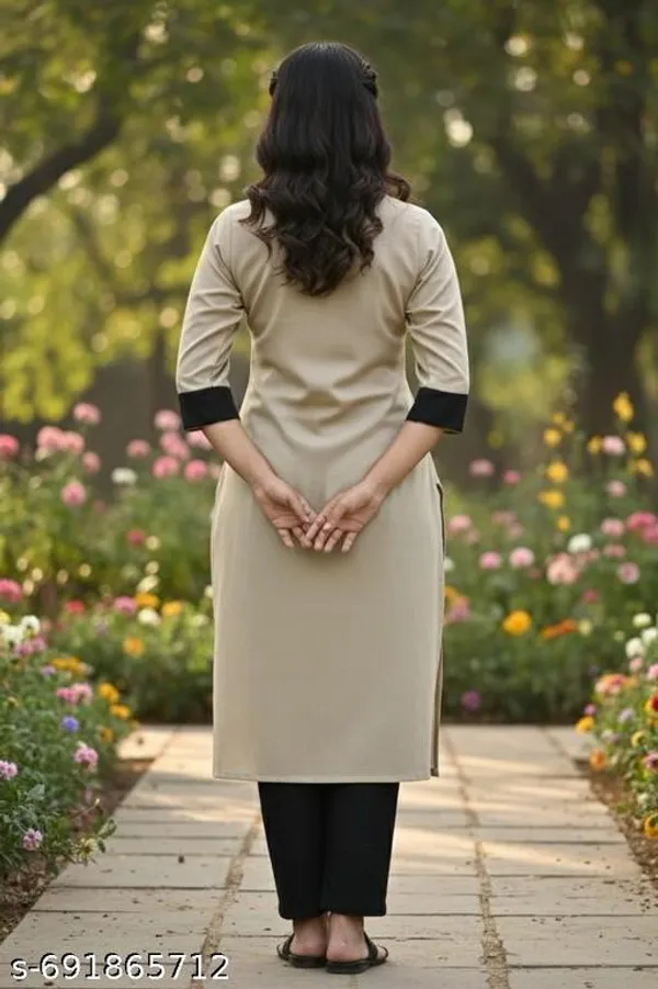 Grey_Khadi_Cotton_Premium_Trendy_Kurta_For_Women