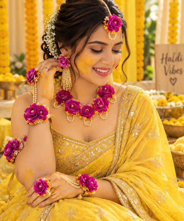 Bengali_Traditional_Flower_Jewellery_Set_For_Wedding_&_Festivals