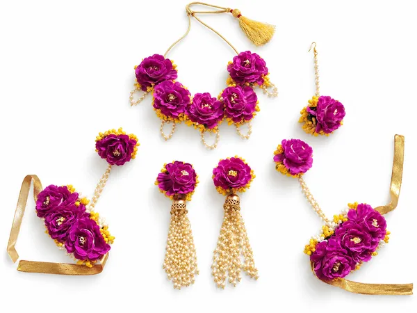 Bengali_Traditional_Flower_Jewellery_Set_For_Wedding_&_Festivals