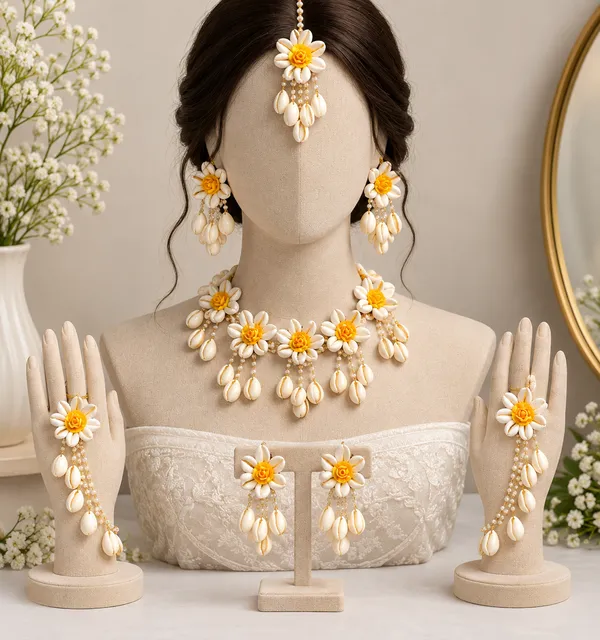 Handmade_Wedding_Flower_Jewellery_Set_For_Bengali_Bridal_Wear