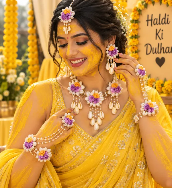 Handmade_Bridal_Flower_Jewellery_Set_For_Haldi_&_Wedding