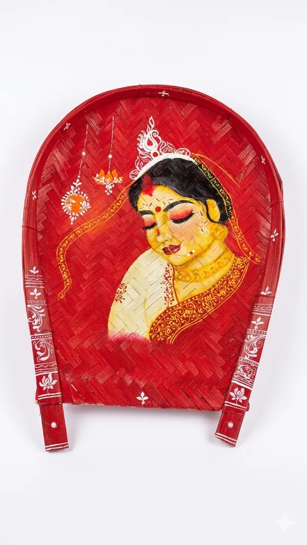 Multicolor_Bamboo_Bengali_Bride_Painted_Winnowing_Tray
