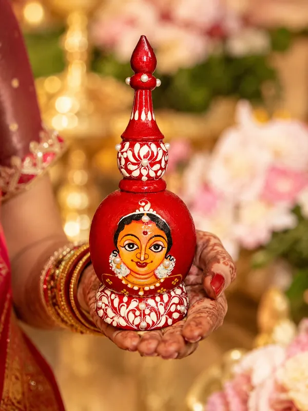 Multicolor_Bamboo_Goddess_Lakshmi_Tiered_Sindoor_Holder