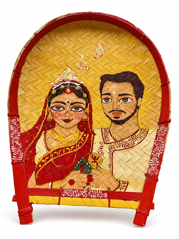 Multicolor_Bamboo_Bride_&_Groom_Winnowing_Tray