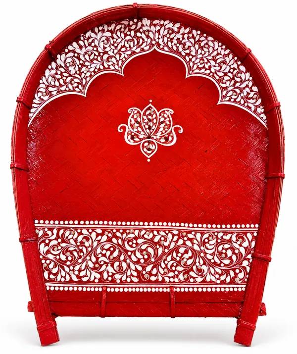Multicolor_Bamboo_Bride_&_Groom_Winnowing_Tray