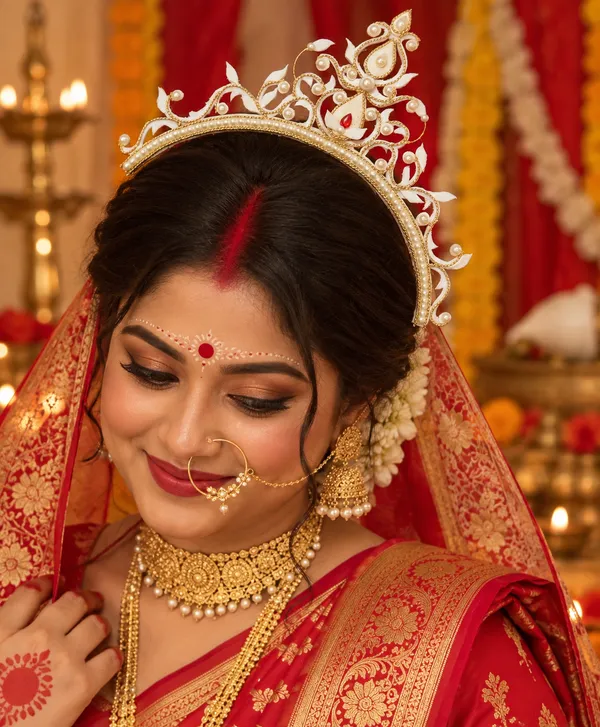 White_Shola_Crown_Scrollwork_Pearl_Bridal_Mukut_For_Women