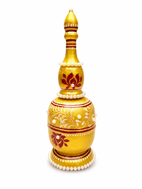 Zevastra_Multicolor_Bamboo_Kalash_Lotus_Sindoor_Holder