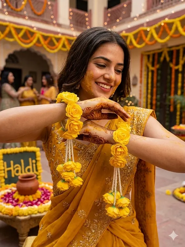 Yellow_Polyester_Haldi_Floral_Artificial_Flower_Bangles_For_Women