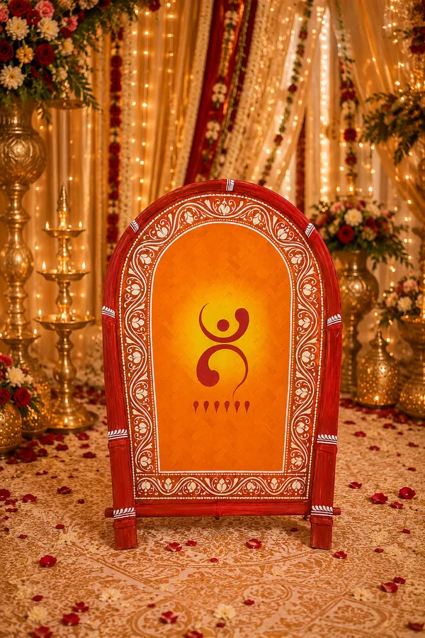 Zevastra_Multicolor_Bamboo_Auspicious_Motif_Arched_Winnowing_Tray