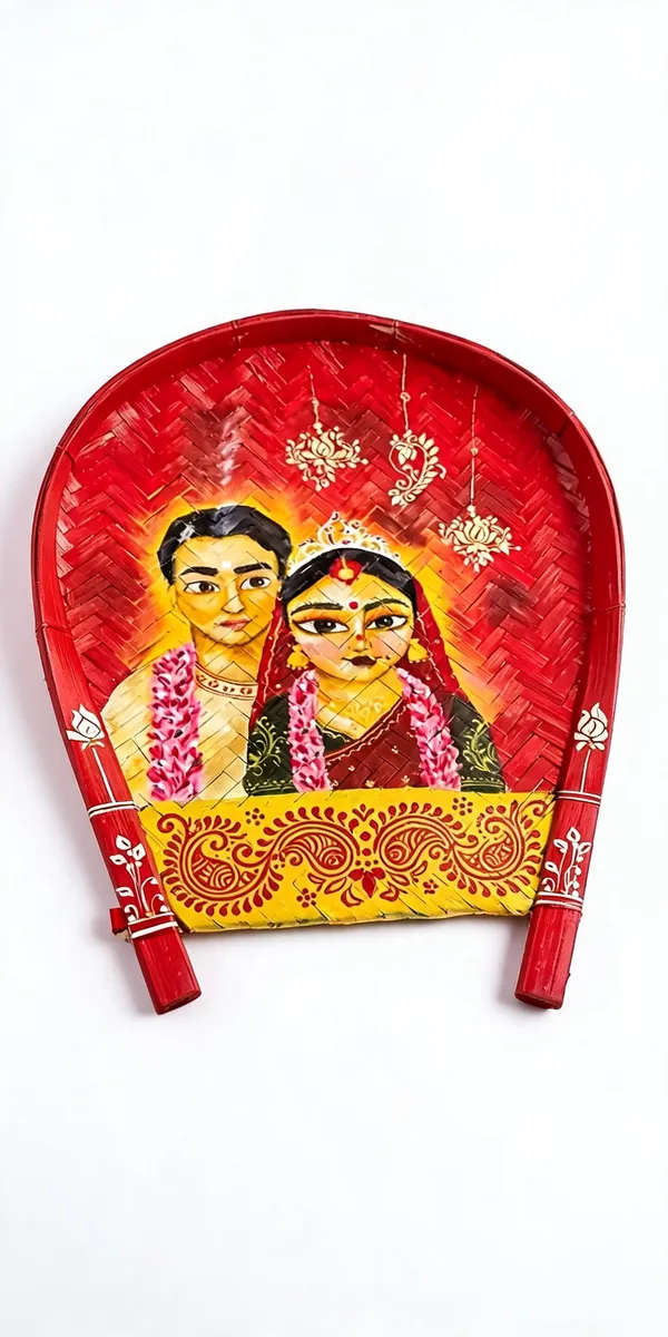 Zevastra_Multicolor_Bamboo_Bride_Groom_Painted_Kulo_Wall_Hanging